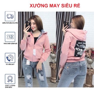 [R04] Áo khoác nữ Áo khoát nữ gió dù 2 lớp chống nắng Boop đẹp mẫu mới đẹp - M064