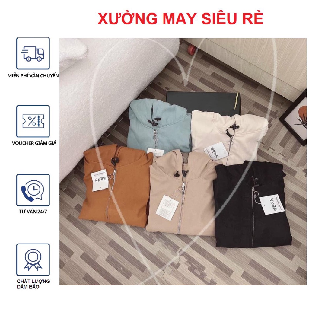 Áo khoát nữ nhung trơn rất hot phong cách-A856