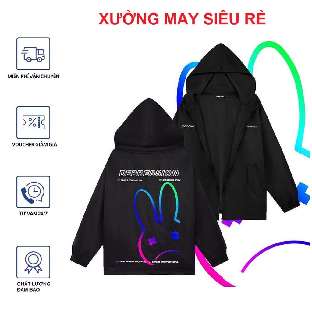 Áo khoác cặp Áo khoát đôi nam nữ gió dù 2 lớp chống nắng cao cấp chữ V cực chất thời trang-A260