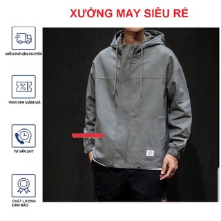 [S04] Áo khoác nam kaki thêu logo máy bay hàng đẹp - A457