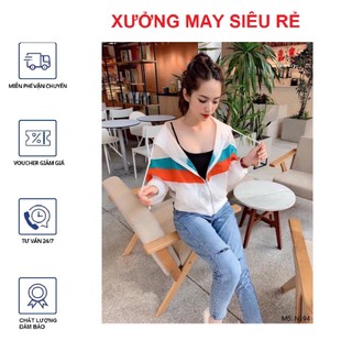 [S04] Áo khoác nữ dù 2 lớp brook ba màu dễ thương - M173