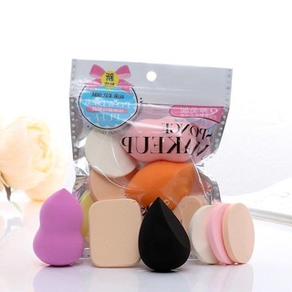 Bộ set 6 bông mút đánh phấn trang điểm
