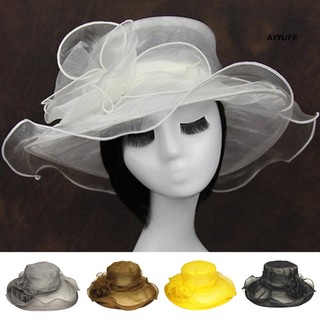Ayyufe Mũ Chống Nắng Phối Lưới Xuyên Thấu Màu Trơn Kiểu Hoàng Gia vintage Thanh Lịch Cho Nữ