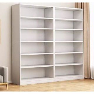 Combo bộ 2 kệ sách 6 tầng kệ gỗ kích thước 160x28x200cm