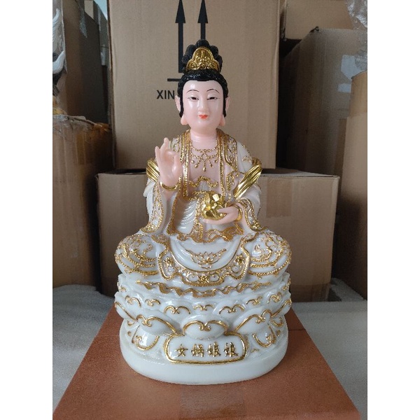 Tượng Nữ Oa Nương Nương cao 30cm