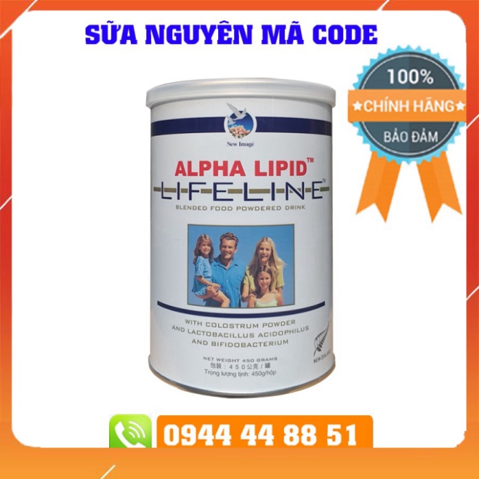 Sữa Non Alpha Lipid 450g Nguyên Mã Code Chính Hãng New Zealand .