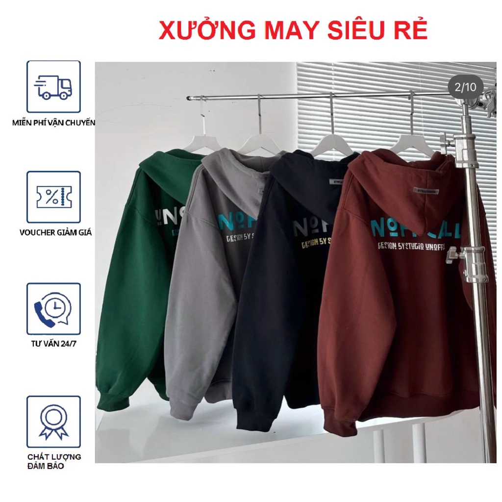 Áo khoát nữ nỉ dây kéo UNOFFCALL cực chất xinh xinh-A882
