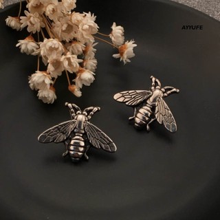 Ayyufe Set 2 Khuy Măng Sét Hình Ong Chạm Khắc Kim Loại Kiểu vintage Trang Trí Áo Sơ Mi