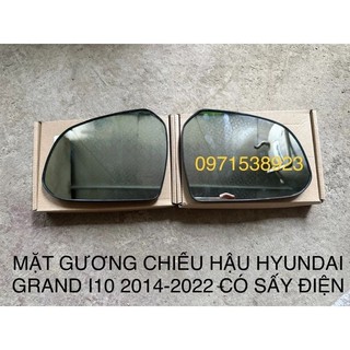 2 mặt gương chiếu hậu hyundai grand i10 2014-2022 có sấy điện