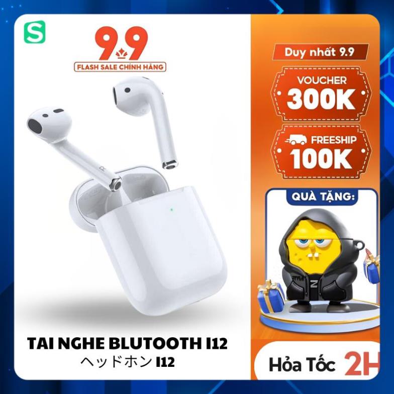 Tai Nghe Bluetooth Không Dây I12 TWS Full Box Cảm Ứng Âm Thanh Có Mic Đàm Thoại Bảo Hành 6 Tháng Bảo Hành 1 1 - Paolu