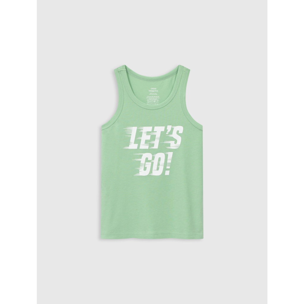 Combo2 áo ba lỗ bé trai CANIFA có hình in chất liệu cotton pha 2LA23S002