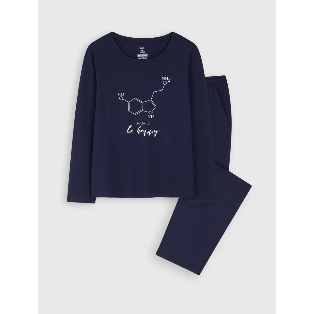 Bộ mặc nhà nữ CANIFA có hình in 6LS22W006