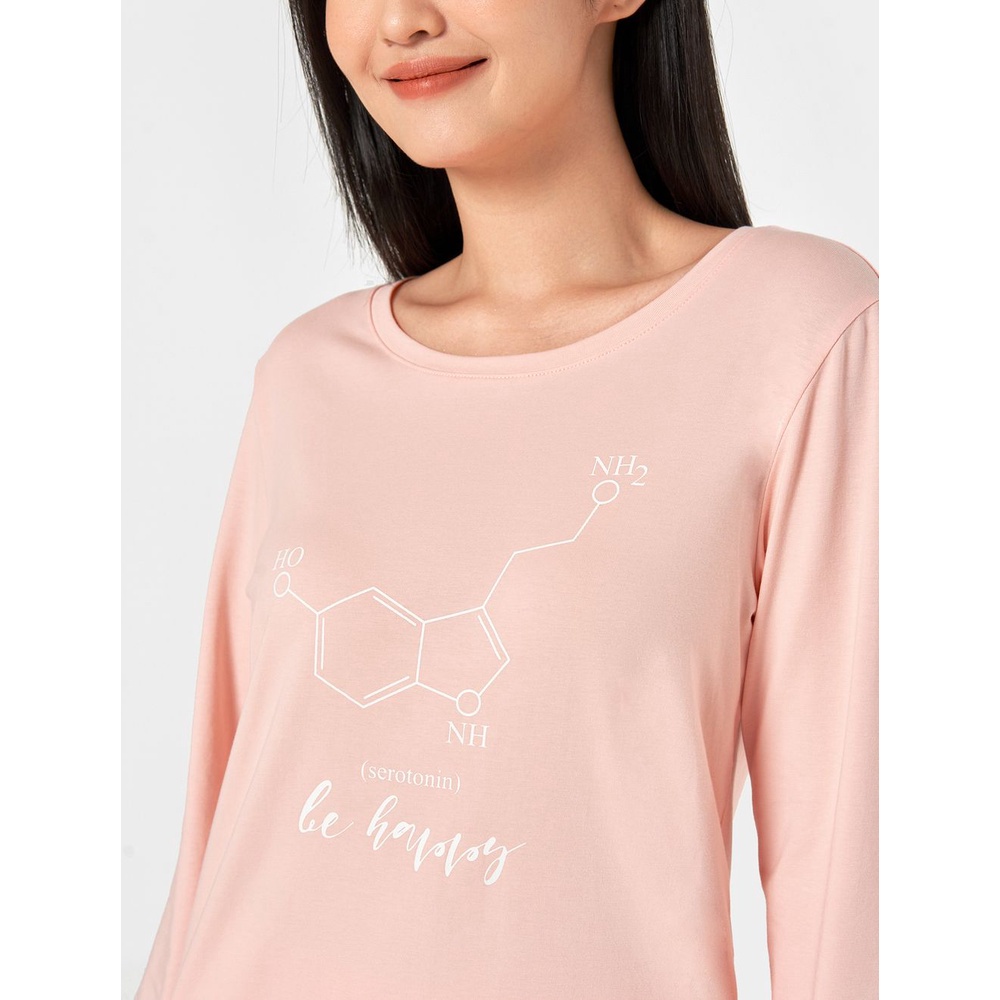 Bộ mặc nhà nữ CANIFA có hình in 6LS22W006