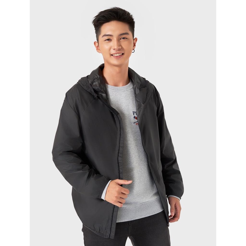 Áo khoác gió nam CANIFA có mũ chống thấm nước 8OT22W005