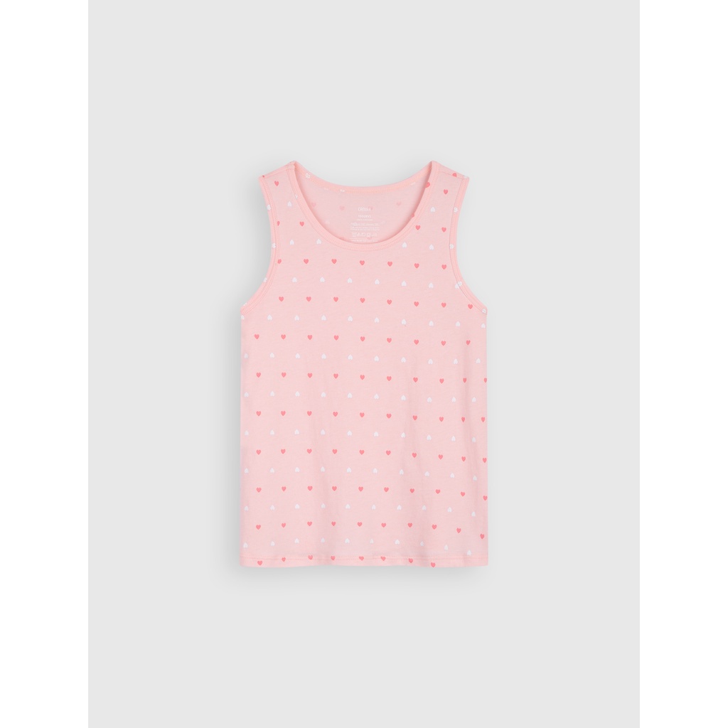 Áo bé gái CANIFA combo 2 áo ba lỗ cotton thoáng mát 1LA22S002