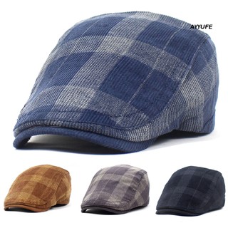 Mũ Nồi Dày Dặn Mềm Mại Thoáng Khí Giữ Ấm Mùa Thu Đông Dành Cho Nam ayyufe newsboy