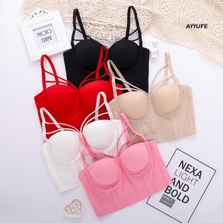 Ayyufe Áo Hai Dây Hở Lưng Ôm Dáng Gợi Cảm Thoải Mái Cho Nữ Biểu Diễn