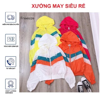 [S06] Áo khoác dù nữ in chữ Smile siêu xinh - M173