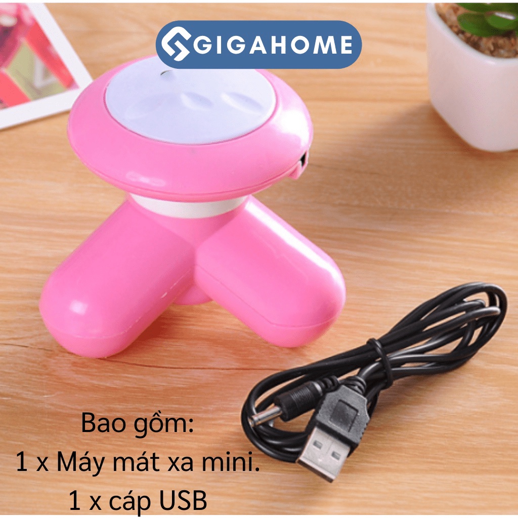 Máy Massage Cầm Tay Mini Rung 3 Chân GIGAHOME Giảm Đau Nhức Toàn Thân 2709