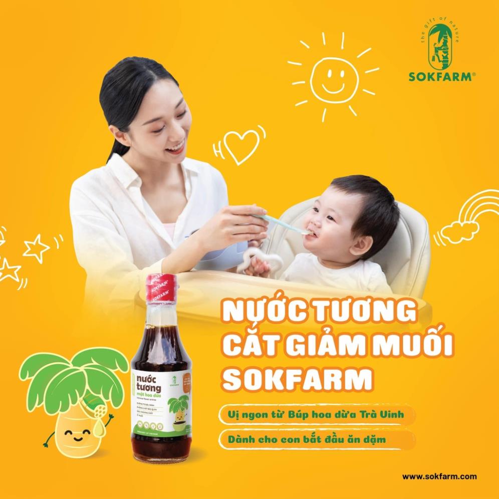 Nước Tương Mật Hoa Dừa cho bé 200ml