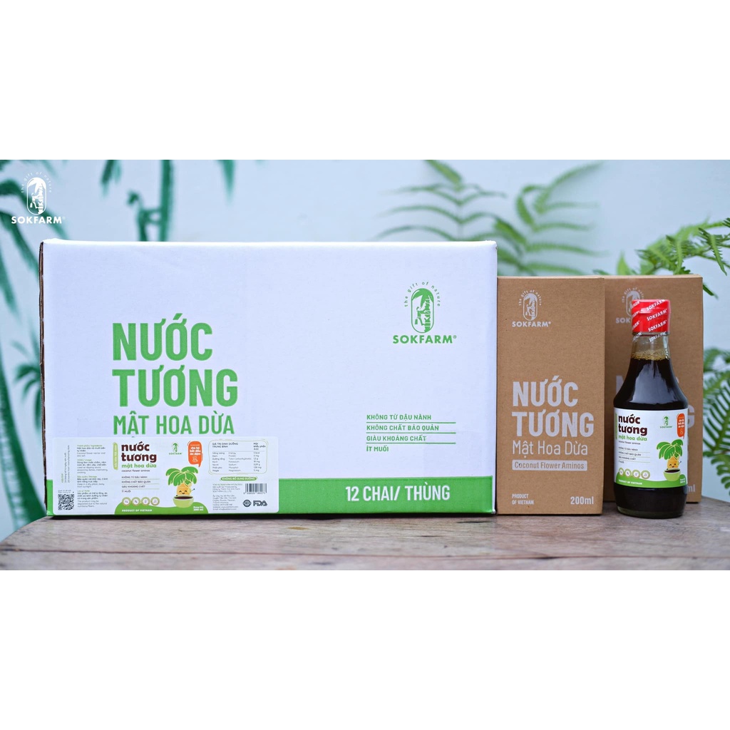 Nước Tương Mật Hoa Dừa cho bé 200ml