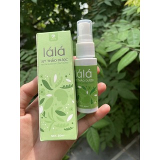 Xịt thảo dược ngừa muỗi và côn trùng Lá Lá Laco 30ml