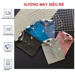 [S06] Áo thun nam cổ trụ chữ B hàng đẹp vnxk - ÁO THUN NAM CÓ CỔ (CỔ BẺ) ĐẸP TEEN VNXK-M148