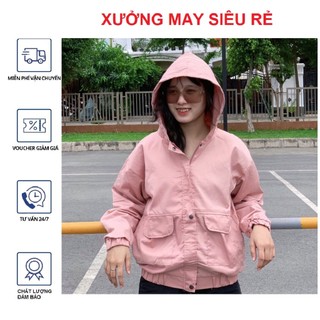 [S06] Áo khoác nữ Áo khoát nữ kaki chống nắng tai gấu nhiều màu lựa chọn siêu hot-A128