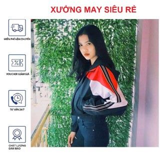 [S06] Áo khoác nữ Áo khoát nữ gió dù 2 lớp chống nắng lửng cánh dơi phối cực chất cá tính-A404