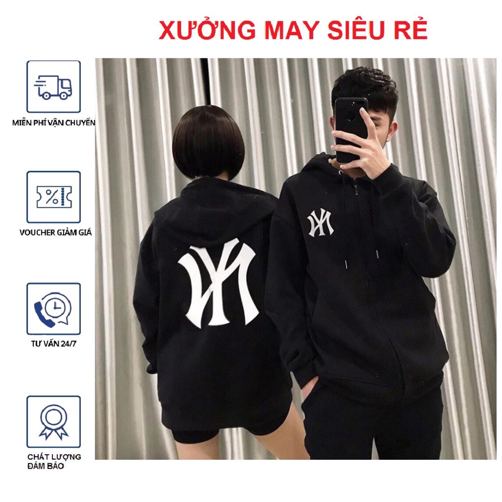 [S06] Áo khoác nam nữ cặp đôi unisex Áo khoát nỉ chống nắng NY hàng bao chất chuẩn shop-A257