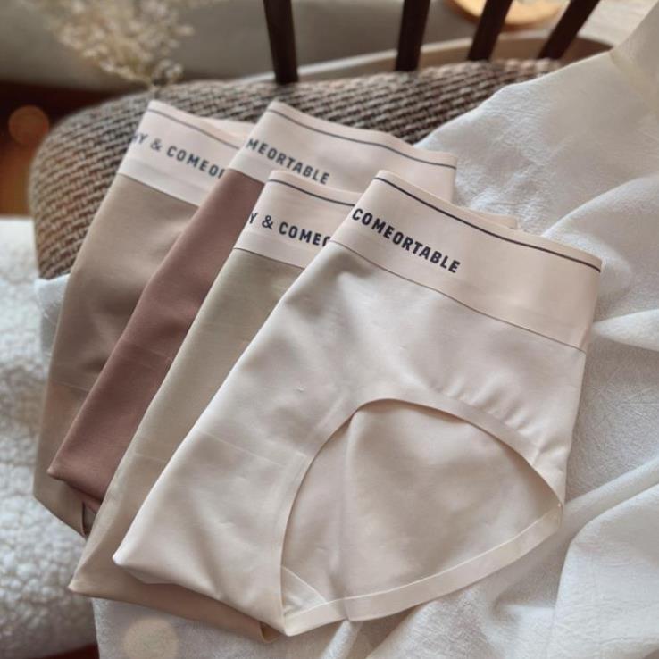 Quần Lót Nữ DEGOUNE Đúc Su Cạp Cao Thể Thao Mềm Mịn, Co Giãn, Sang Trọng, Quý Phái