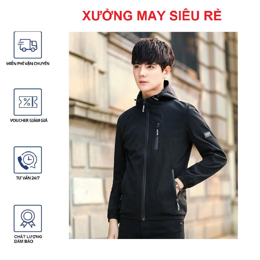 Áo khoát nam cực đẹp cao cấp dây kéo bao chất đẹp cá tính-A1015