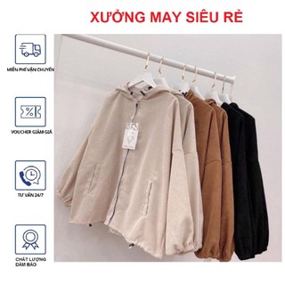 Áo khoác Basic Nhung Gân form rộng cực đẹp