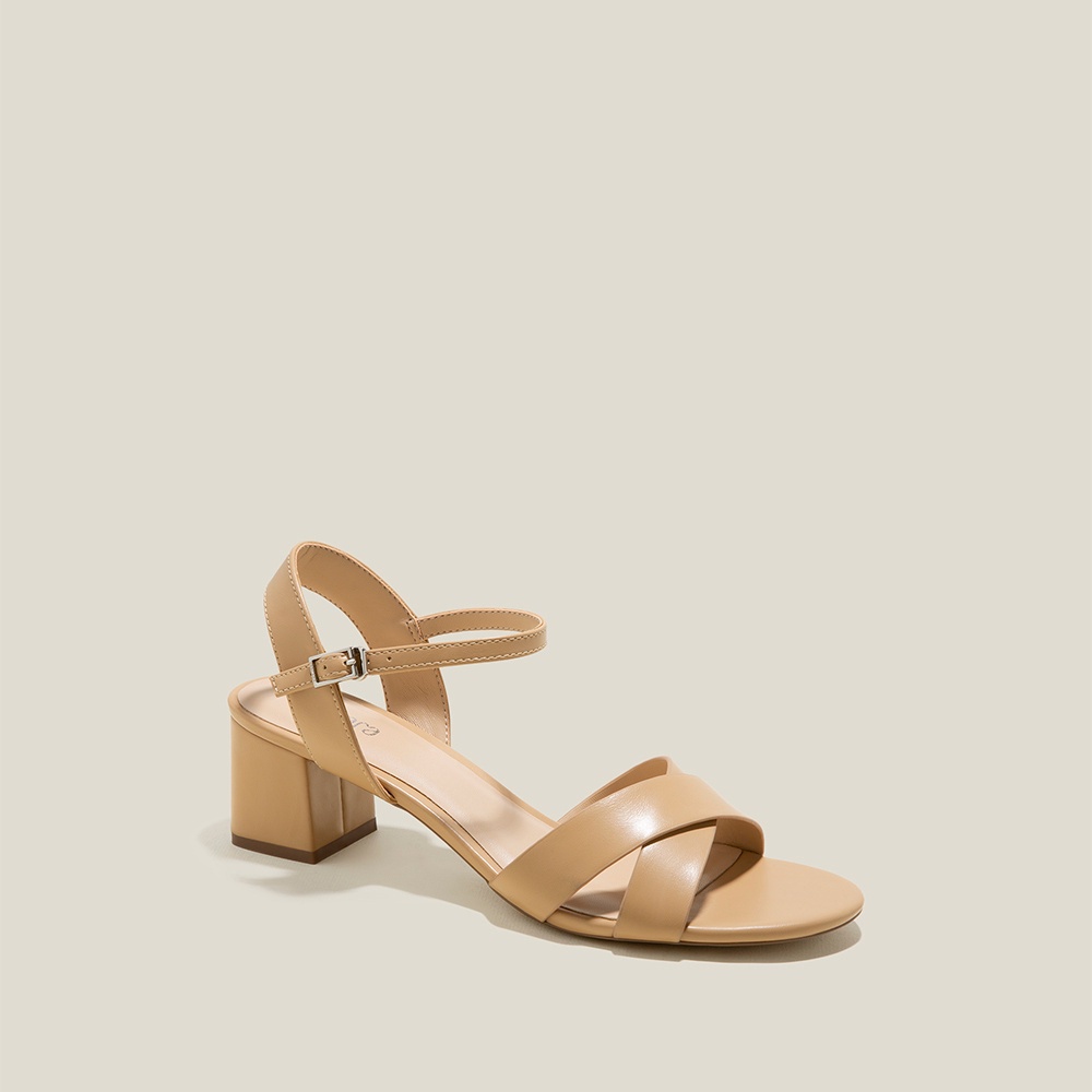 Vascara Giày Sandal Basic Cross Strap - SDN 0771