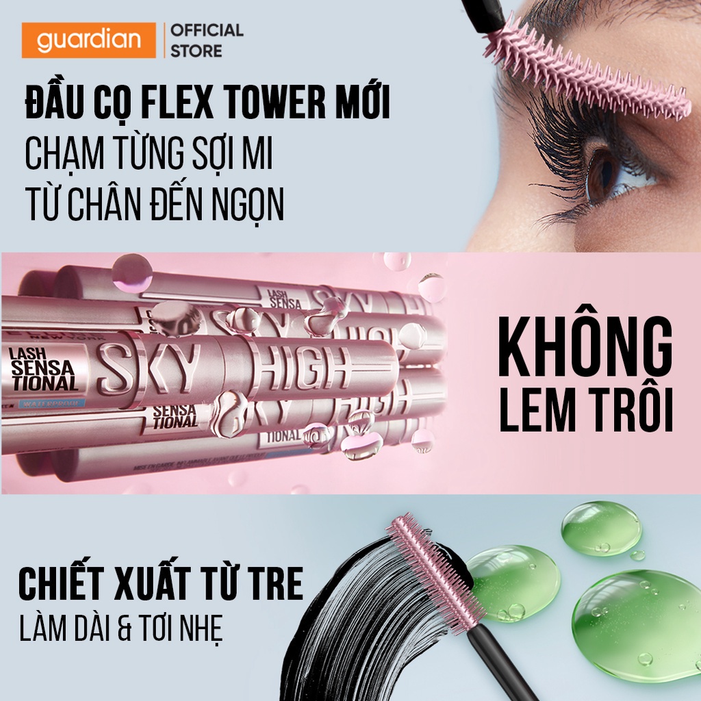 Mascara Làm Tơi Và Dài Mi Maybelline Lash Sensational Sky High 6ml