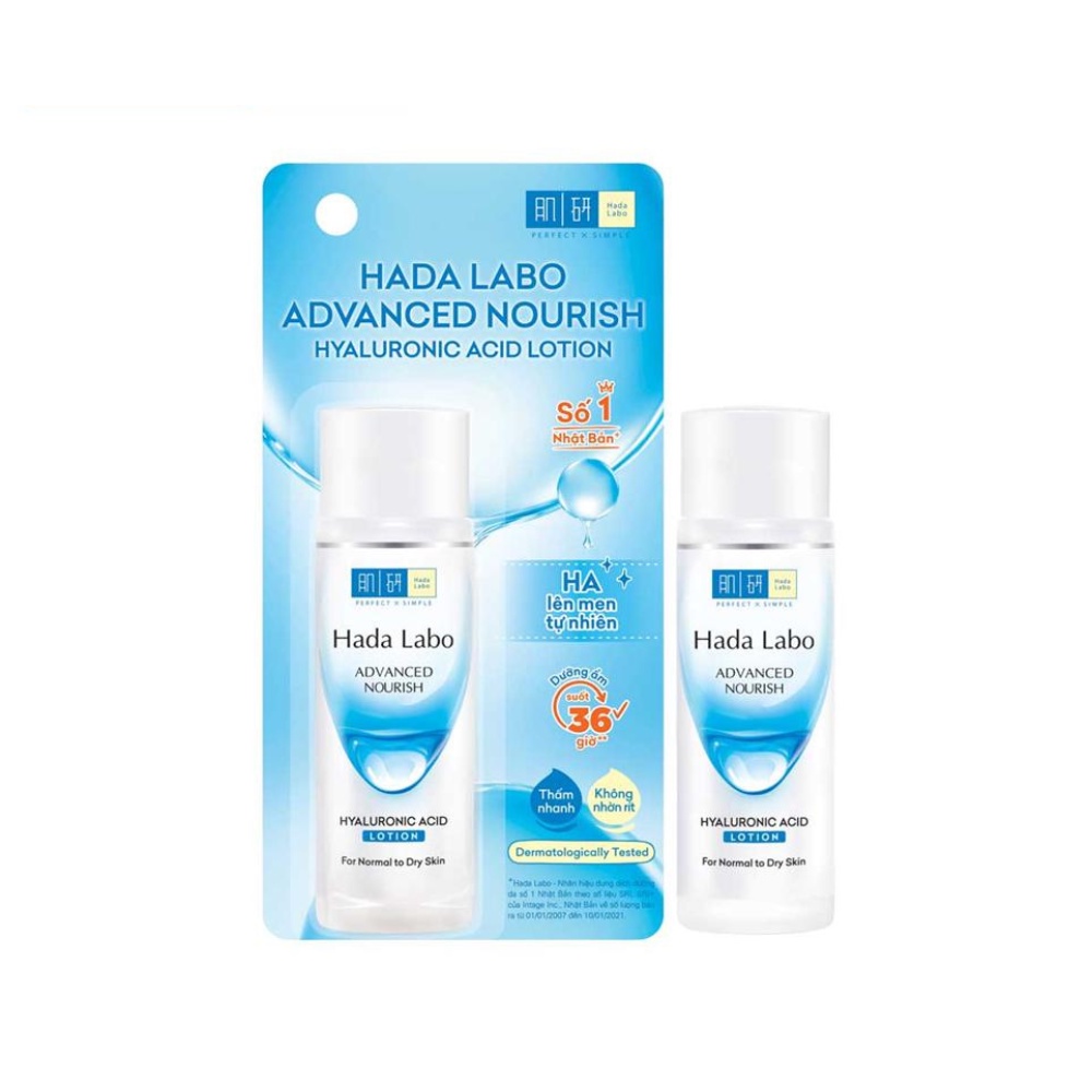 Dung Dịch Dưỡng Ẩm Advanced Nourish Hyaluronic Acid Lotion For Normal To Dry Skin Hada Labo 40ml