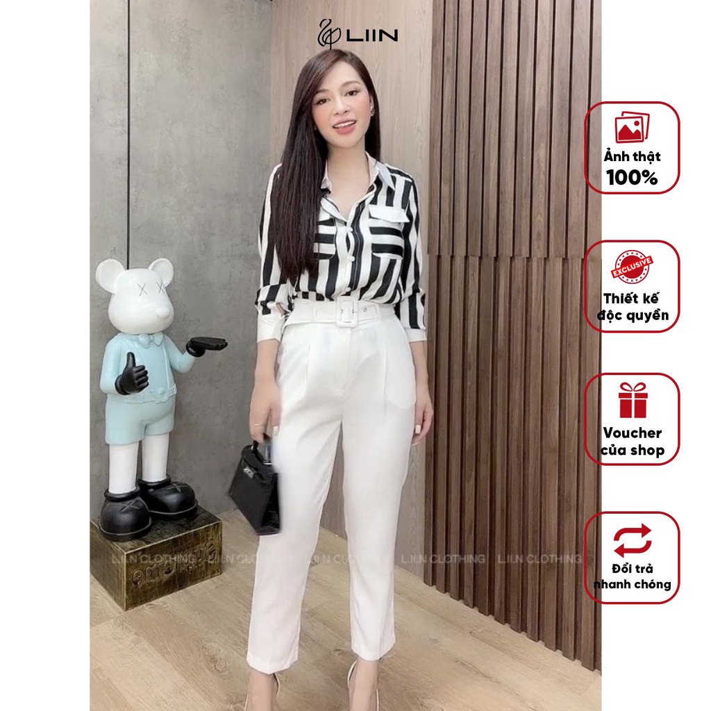 Quần Baggy Kem Dai Liin Clothing Thời Trang Công Sở - QD3197-0522-WH-S