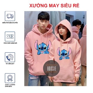 [TD] Áo khoác cặp đôi nam nữ unisex chống nắng nỉ hoodie Ftitch đẹp cá tính hàng bao chất - A695