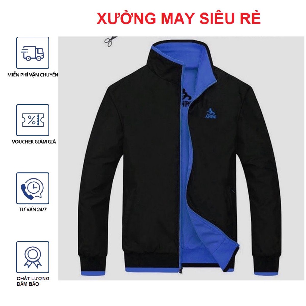 Áo khoác nam đẹp chống ngắn cao cấp phối phủ tay nón rộng chất da cá mềm mịn M325