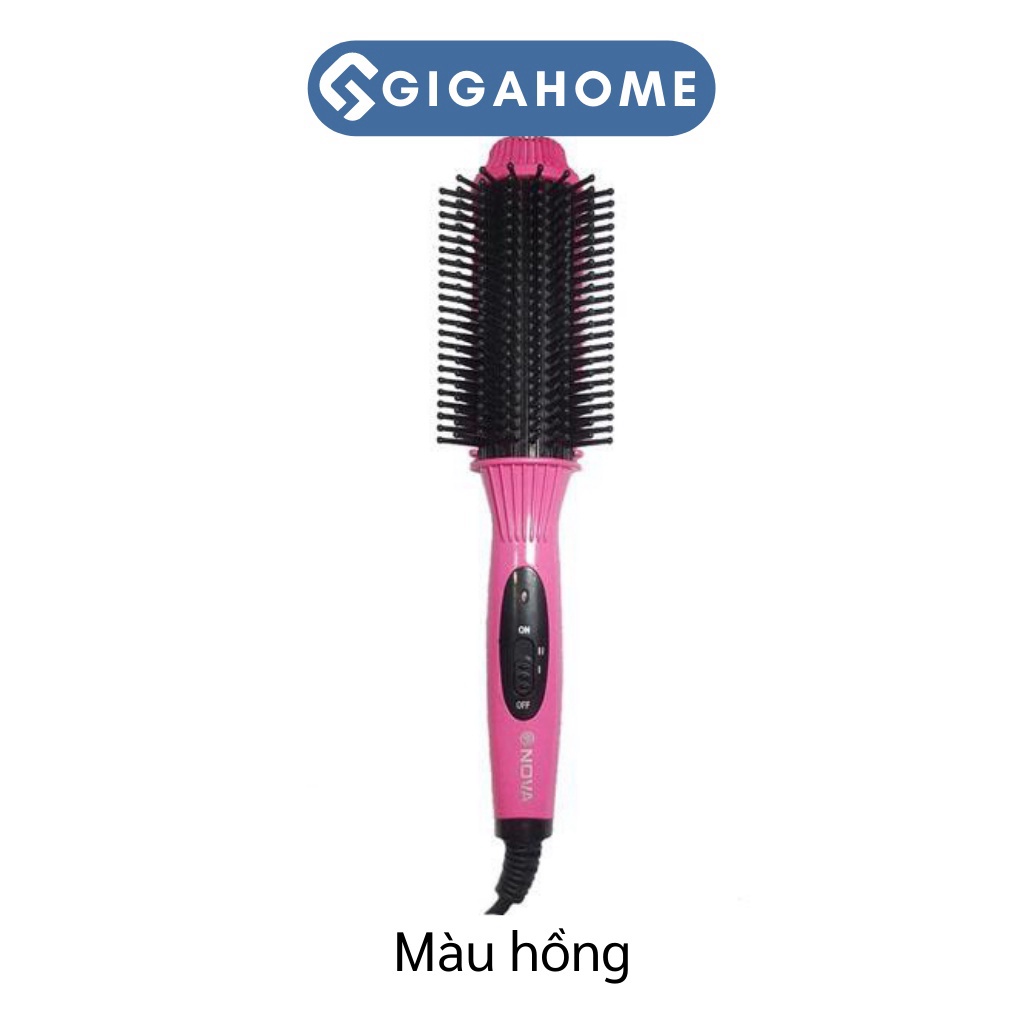 Lược Điện GIGAHOME NHC-8810 Uốn Cúp, Chải Thẳng Tóc Đa Năng 2in1 2651