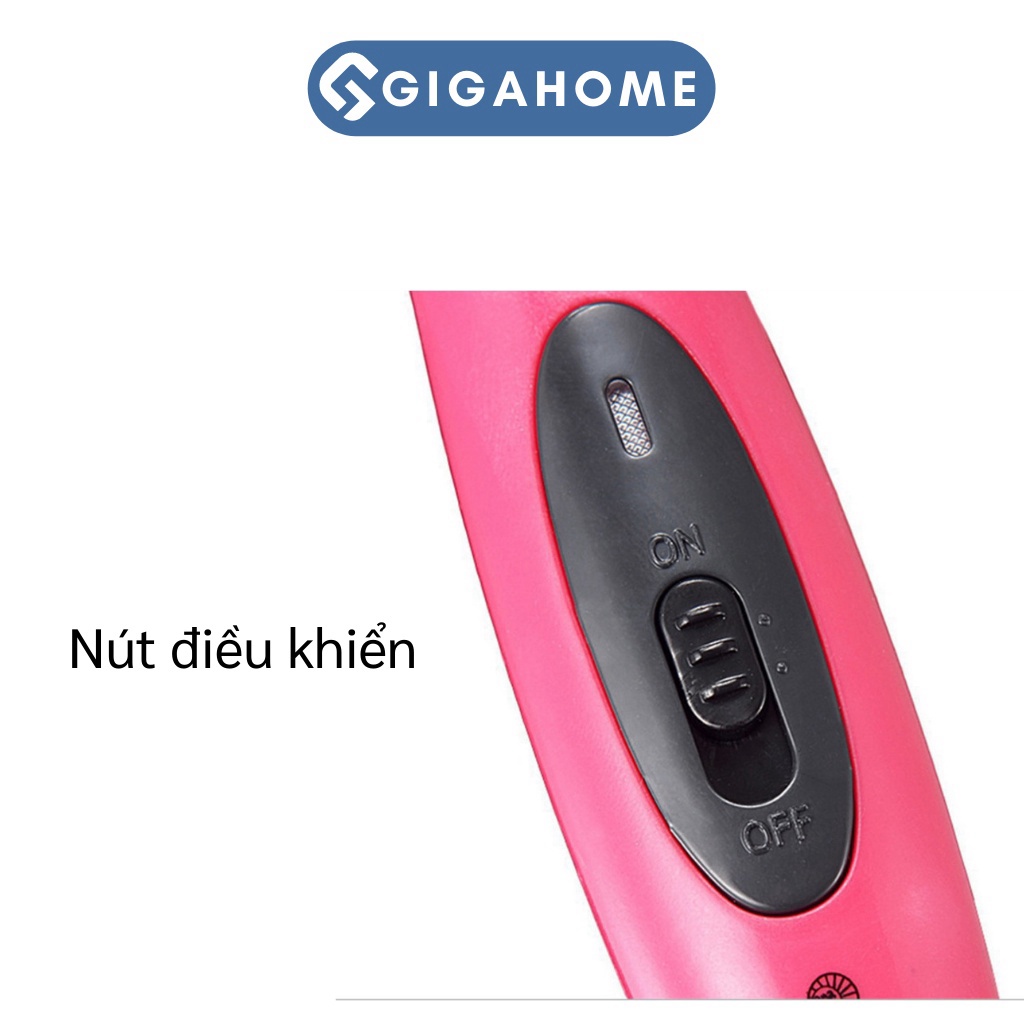Lược Điện GIGAHOME NHC-8810 Uốn Cúp, Chải Thẳng Tóc Đa Năng 2in1 2651
