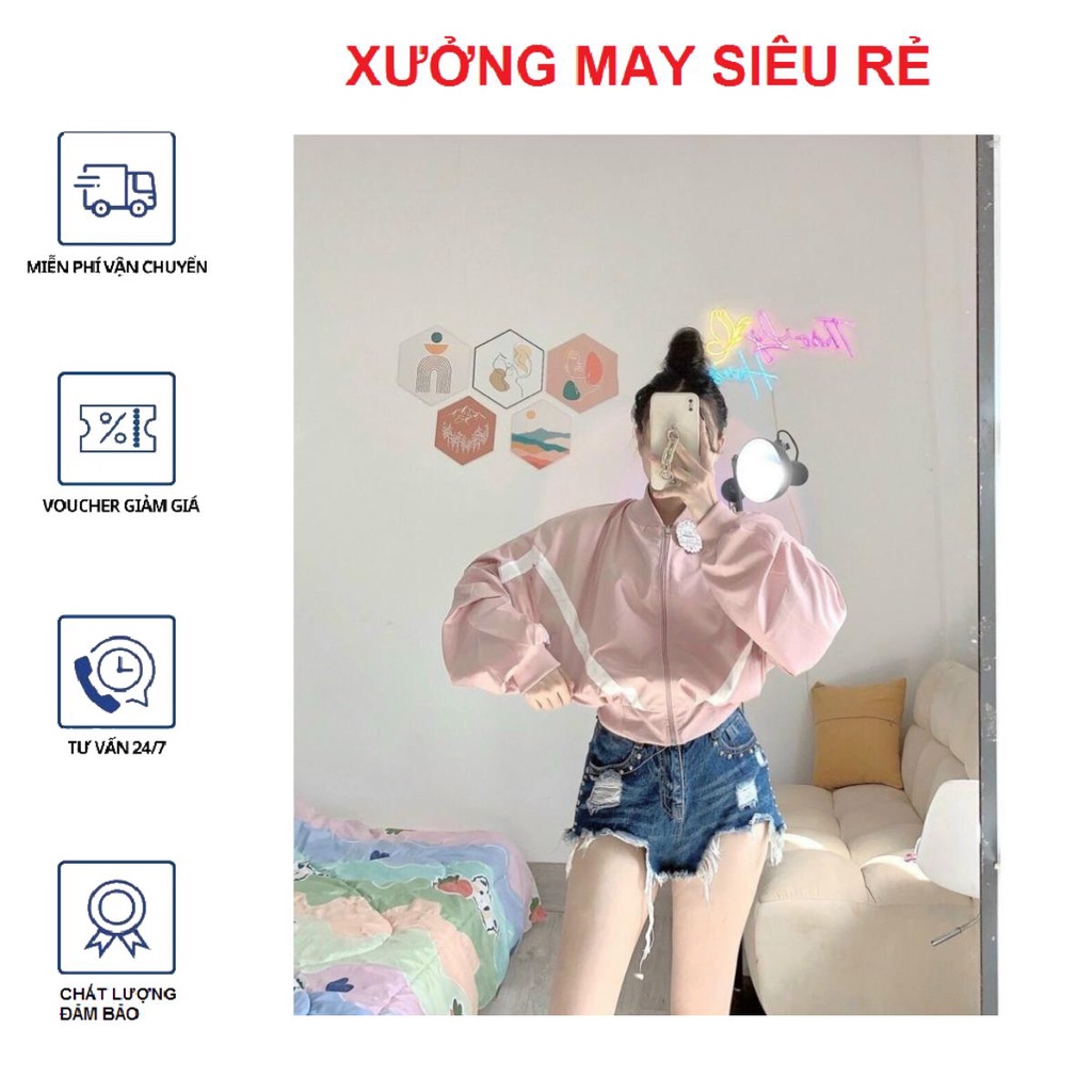 Áo khoát gió 2 lớp phối màu cánh dơi phối nhiều màu lựa chọn dễ thương-A861