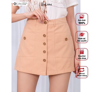 Quần Giả Váy 3 Màu kiểu dáng ngắn suông trẻ trung, chất liệu vải đẹp dễ kết hợp trang phục Liin Clothing Q3576