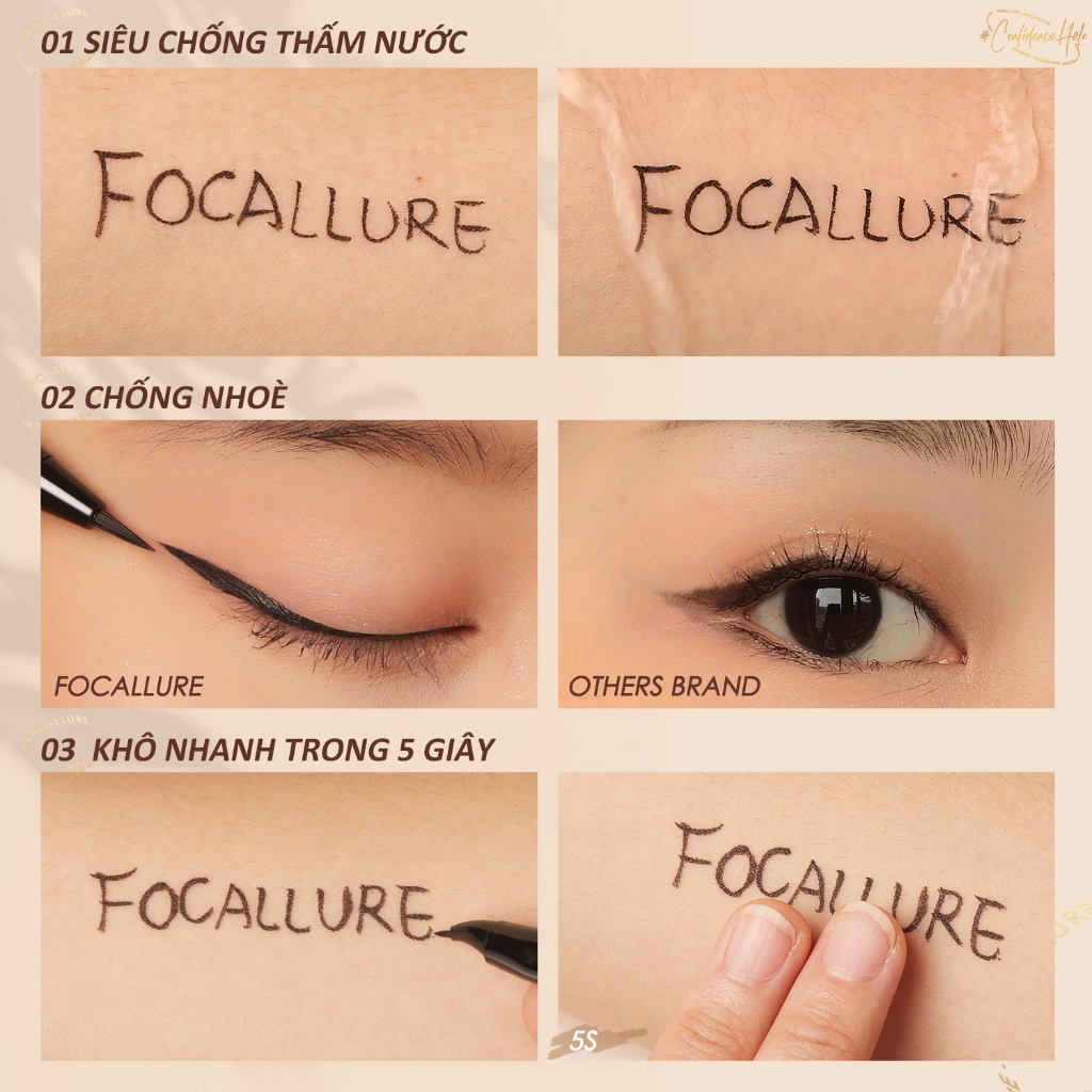 Bút Kẻ Mắt Focallure FA200 Fuzz 0.08MM 0.6g