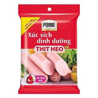 Xúc xích gói 5 cây xúc xích ponnie 175g/105g