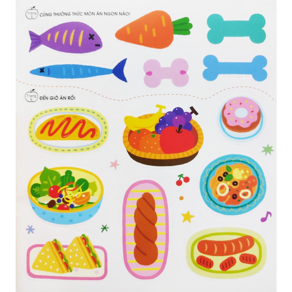 Sách - Phát triển trí não cho trẻ qua tô dán và nối hình - 6 chủ đề - Tân Việt