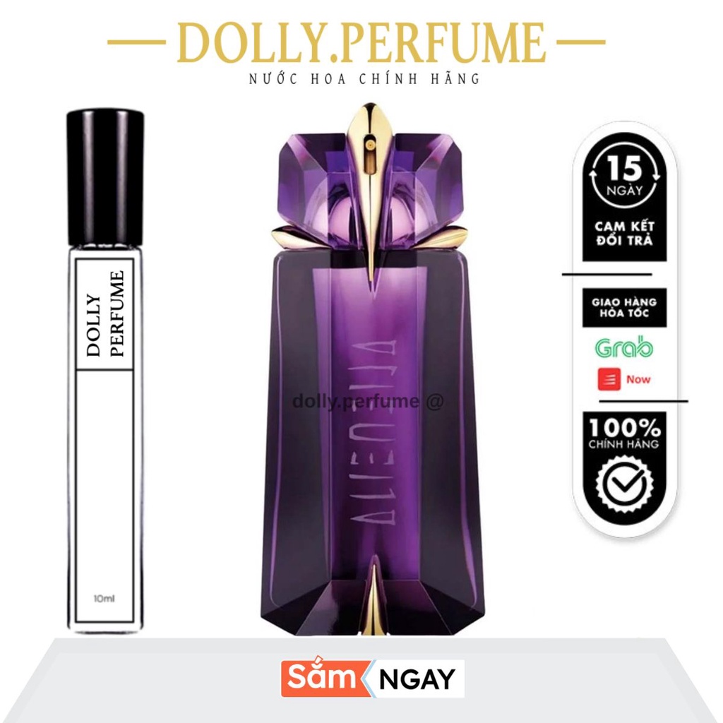 Tester Nước Hoa Nữ M U G L E R Alien EDP Nữ hoàng bóng Tối 10ml
