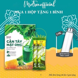Bột cần tây mật ong Motree giảm cân nhanh cấp tốc an toàn hộp 14 gói mua 1 đơn tặng 1 quà ngầu nhiên