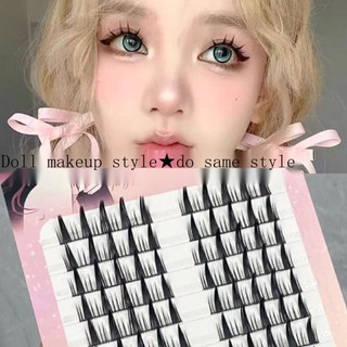 Lông mi giả dày hình búp bê thỏ phong cách thái lan