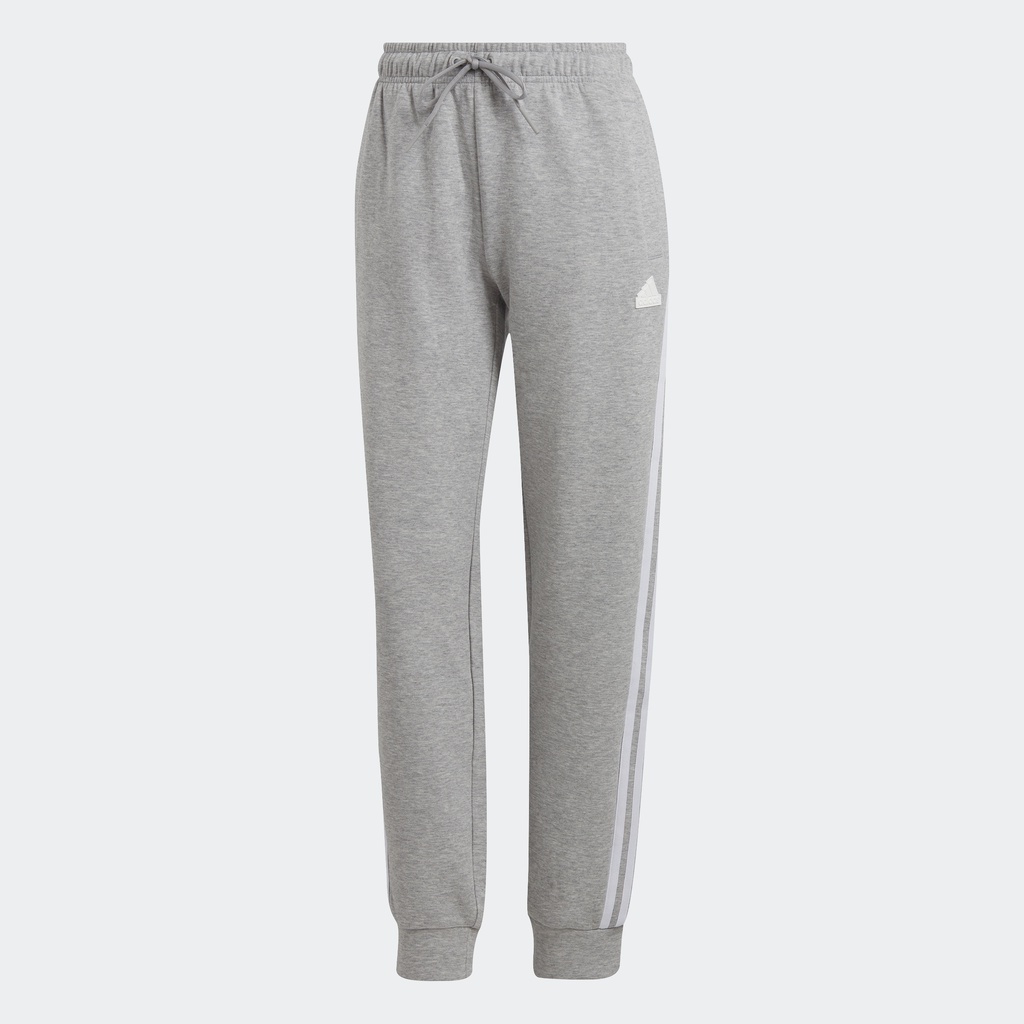adidas Phong cách sống Quần Regular 3 Sọc Future Icons Nữ Xám IB8531